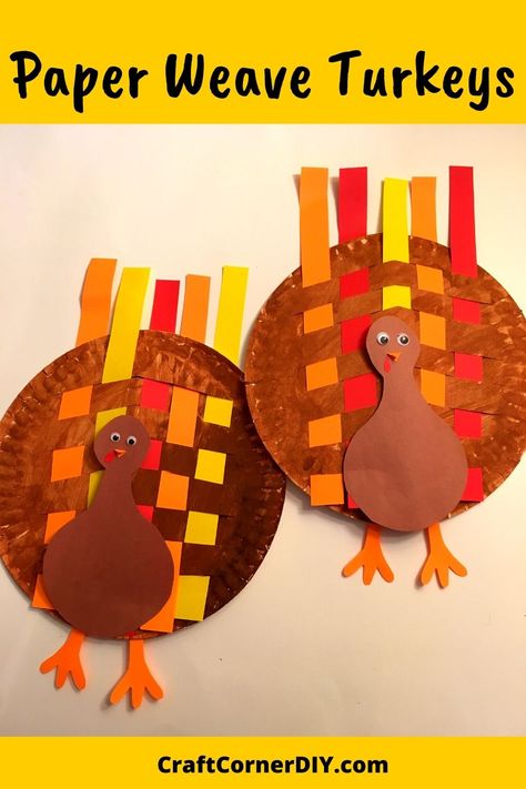 Fun Thanksgiving craft for kids to make. This weave turkey craft makes a cute Thanksgiving decoration. Your kids can weave paper strips to make colorful feathers for the turkey. #Thanksgivingkidscraft #turkeykidscraft #paperplateturkey Thanksgiving Kids Craft, Turkey Craft For Kids, Thanksgiving Arts And Crafts, Turkey Crafts Kids, Colorful Turkey, Fun Thanksgiving Crafts, Storytime Crafts, Thanksgiving Turkey Craft, Easy Thanksgiving Crafts