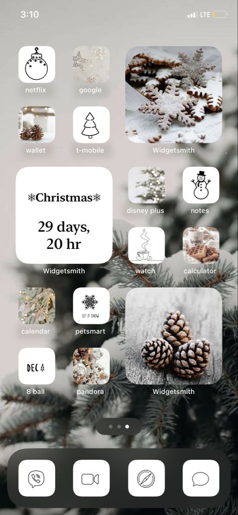 Winter Theme Homescreen, Winter Home Screen Aesthetic, Winter Phone Theme Aesthetic, Winter Homescreen Aesthetic, Winter Iphone Theme, Winter Iphone Layout, Winter Phone Theme, Phonecase Ideas Aesthetic, Christmas Iphone Layout