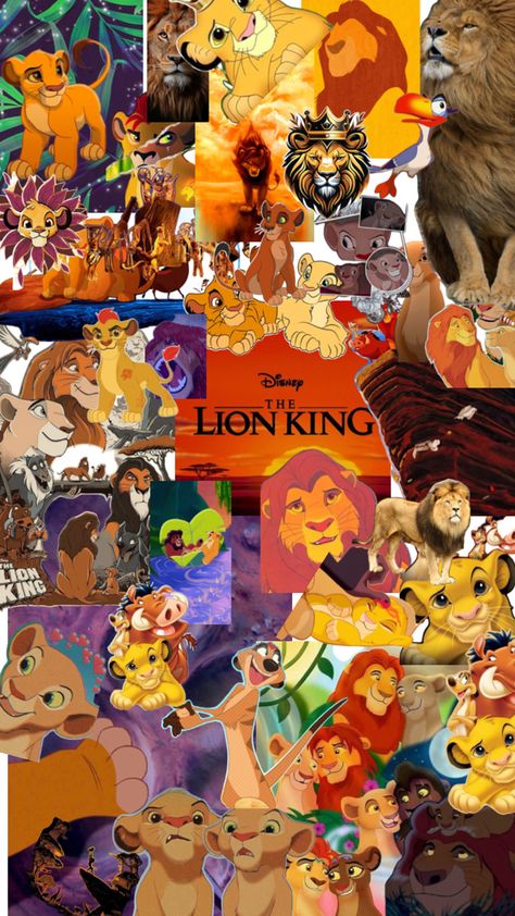 Lion King Collage, Cool Lock Screen Wallpaper, Simba Lion, Lion King Pictures, Il Re Leone, Oliver And Company, Disney Princes, Lion Guard, Disney Lion King