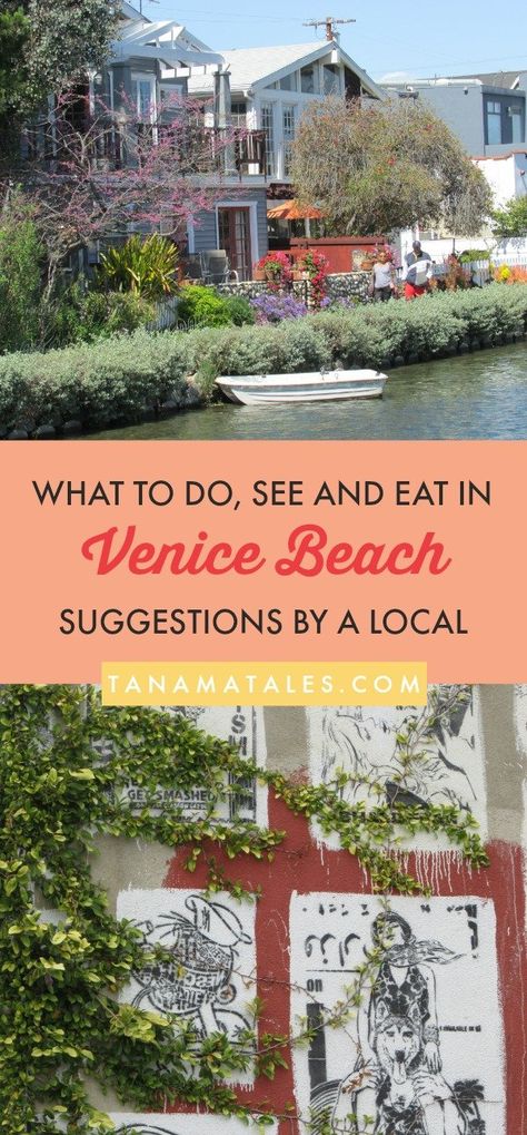 Things to Do in Venice Beach, California by a Local - Tanama Tales Venice Beach Florida, Venice Beach California, Venice Florida, Venice California, Abbot Kinney, Los Angeles Travel, Usa Beaches, Usa Travel Guide, Venice Travel