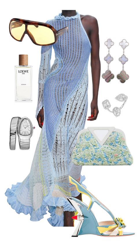 Roberta Einer Dress, Roberta Einer, Organza Fashion, Simply Fashion, Interesting Outfits, Mermaid Inspired, Van Cleef Arpels, Style And Grace, Organic Modern