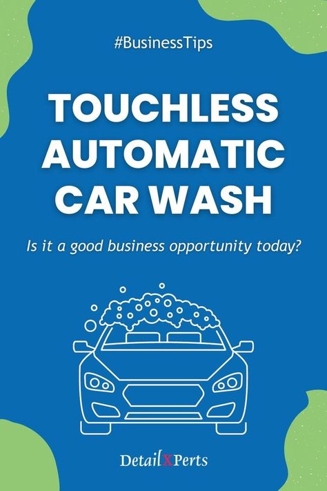 Starting a carwash business involves careful research and planning. Find out if a touchless automatic car wash is the right business opportunity for you by looking at the following pros and cons. #businessfranchising #businessopportunity #franchisingtips Mobile Car Wash Business Ideas, Car Wash Business Ideas, Car Wash Business Plan, Car Wash Business Cards, Car Shampoo, Car Wash Business, Automatic Car Wash, Automatic Car, Franchise Opportunities