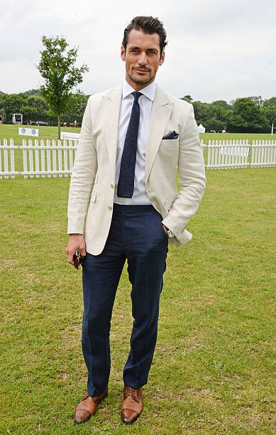 David Gandy Suit, Kent And Curwen, David Gandy Style, Formal Smart Casual, Italian Mens Fashion, Blazer Outfits Men, David James Gandy, David James, Gents Fashion