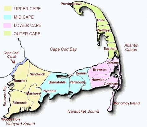 The Best Cape Cod Towns: Which Vacation Town to Choose? Cape Cod Towns, Cape Cod Travel, Cap Cod, Cape Cod Map, Cape Cod Bay, Cape Cod Vacation, Massachusetts Travel, New England Road Trip, East Coast Travel