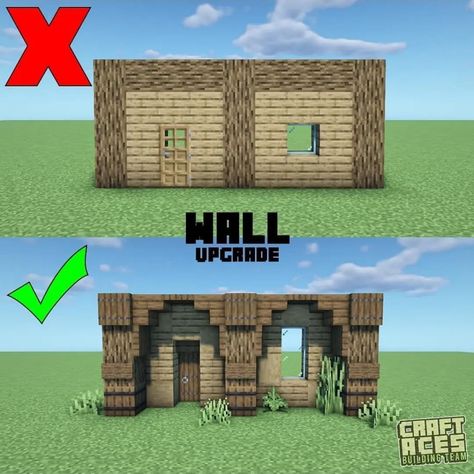 Minecraft Storage Room, Minecraft Staircase, Minecraft Wall Designs, Minecraft Barn, Minecraft Storage, Minecraft Wall, Easy Minecraft Houses, Hallway Designs, Minecraft Inspo