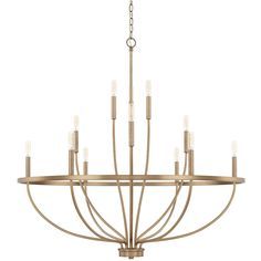 Primary Bath Chandelier, Affordable Chandelier, Aged Brass Chandelier, 12 Light Chandelier, Capital Lighting Fixture, Foyer Chandelier, Large Chandelier, Lighting Showroom, Capital Lighting