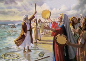 The Song of Moses, Victory at the Red Sea | Thoughts of Grace Crossing The Red Sea, Kids Sunday School Lessons, Sunday School Kids, Bible Characters, Praise Songs, Biblical Art, Sunday School Lessons, Jesus Pictures, Old Testament