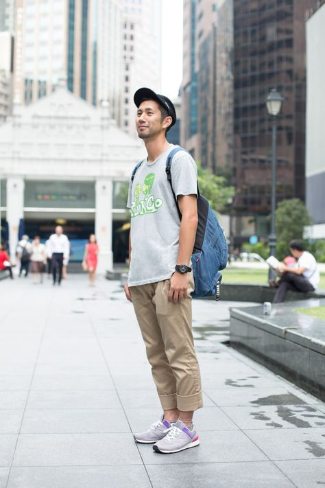 Cool Functionality: Kota, Tourist, Cap from Kinashi Cycle, Watch from Luminox x CHUMS. #shentonista #theuniform #singapore #fashion #streetstyle #style #ootd #shentonway #men #tourist #japan #kinashicycle #beams #unitedarrows #chums #newbalance #luminox #hiking #street #outdoor #boyish #charming Singapore Men Fashion, Singapore Fashion, Man Men, United Arrows, Casual Sporty, Cute Tshirts, Men Fashion, A Good Man, Beams