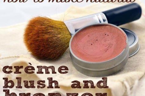 How to Make Creme Blush & Bronzer | Wellness Mama Blush Recipe, Creme Blush, Coffee Facial, Glowing Radiant Skin, Wellness Mama, Homemade Lotion, Luscious Hair, Home Remedies For Hair, Natural Therapy