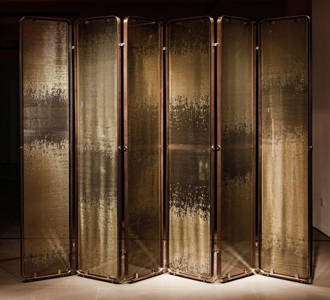 Small Room Design, Small Room, Room Design, Divider, Room Divider, Screen, Gold, Furniture, Home Decor