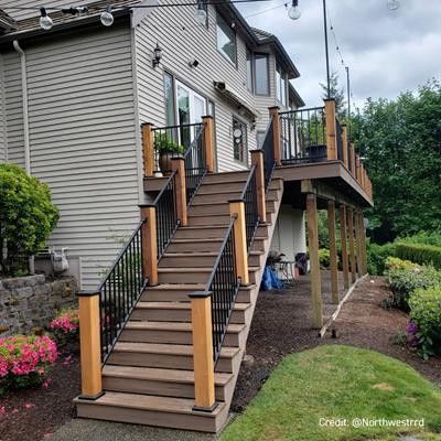 Stair Paneling, Swimming Pool Chemicals, Mulch Landscaping, Crows Nest, Landscape Rock, Railings Outdoor, Stained Doors, Painting Countertops, Front Porch Design