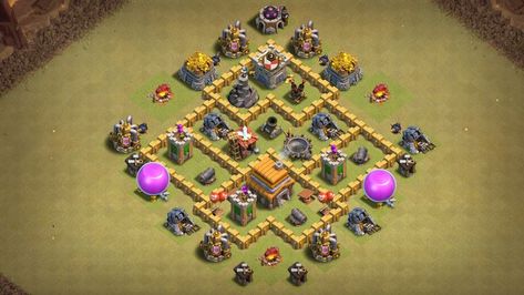 Clash of clans Best Town Hall 5 bases layout links Clan Castle, Trophy Base, Three Star, Clash Of Clans, Town Hall, Defense, Castle, Layout, Wall