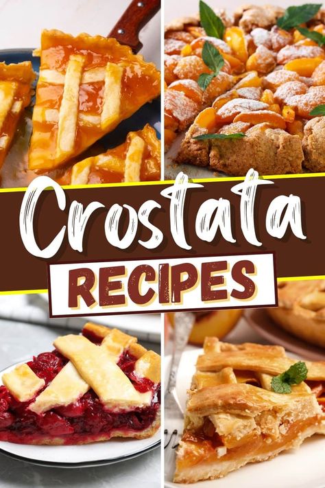 Get a taste of Italy with these yummy crostata recipes! From strawberry to peach to lemon, these Italian pies are meant to be devoured. Italian Crostata Recipe, Italian Pies, Crostata Recipe, Buttery Pie Crust, Blackberry Jam, Pastry Crust, Apricot Jam, Italian Desserts, Basic Recipes