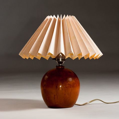 Listed on VNTG.com: Finnish 1930's wooden table lamp | #vntg #vintage Onyx Table, Shelf Lamp, Wooden Table Lamp, Art Deco Table Lamp, Wooden Table Lamps, Art Deco Table, Glass Mushrooms, Mushroom Lamp, City Furniture