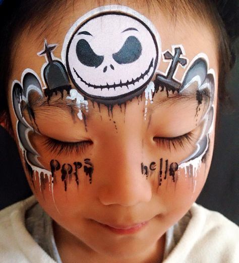 Maquillaje Halloween Infantil, Facepaint Halloween, Halloween Face Paint Designs, Easy Halloween Face Painting, Face Painting Images, Halloween Face Painting, Halloween Face Paint, Face Painting For Boys, Professional Face Paint