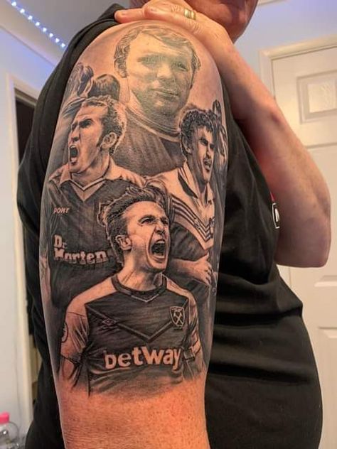 West Ham Tattoo Ideas, West Ham Tattoo, Ham Tattoo, West Ham, Hammers, Tattoo Ideas, Tattoos, Quick Saves