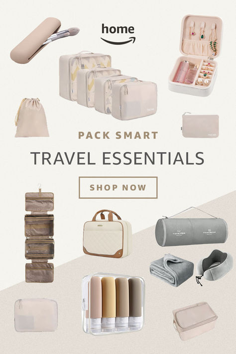 Jet, set, go ✈️ Shop everything from toiletry bags to packing cubes and more on Amazon Home. Organized Travel, Amazon Clothing, Travel Cubes, Best Luggage, Amazon Clothes, Packing Cubes, Travel Items, Amazon Home, Toiletry Bags