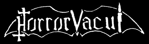 Horror Vacui Band, Goth Band Patches, Goth Band Logos, Goth Logo, Goth Patches, Diy Goth Clothes, Goth Diy, Battle Vest, Horror Vacui