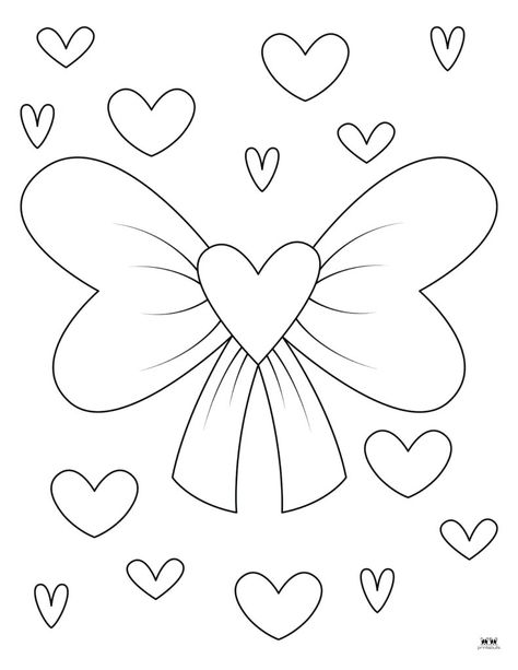 Heart Patterns Printable Free, Valentine Coloring Pages Free Printables, Valentines Colors, Free Printable Valentines Tags, Valentines Day Coloring Page, Simple Hand Embroidery Patterns, Valentine Coloring Pages, Heart Coloring Pages, Love Coloring Pages