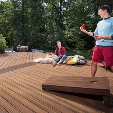 Shop Trex Enhance® Composite Decking | Trex Trex Enhance, Composite Decks, Door Decks, Decking Material, Trex Deck, Deck Projects, Composite Decking, Patio Doors, Backyard Ideas