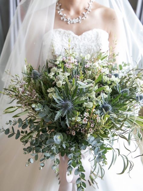 Sage Green Wedding Bouquet, Narcissus Flowers, Foliage Bouquet, Eucalyptus Wedding Bouquet, Green Wedding Bouquet, Floristry Design, Modern Wedding Inspiration, Sage Green Wedding, Hand Bouquet