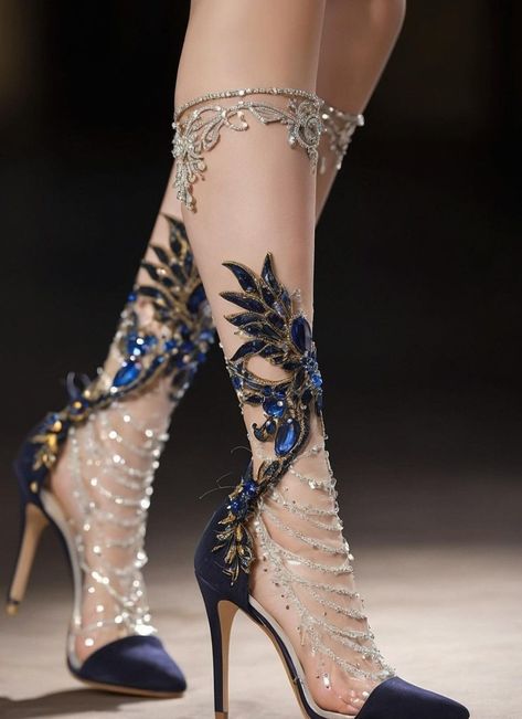 Fairy Heels, Fashion Collection Inspiration, Magic Shoes, Pretty Heels, Fairy Shoes, Heels Aesthetic, Luxury Footwear, Shoes Outfit Fashion, Stunning Shoes