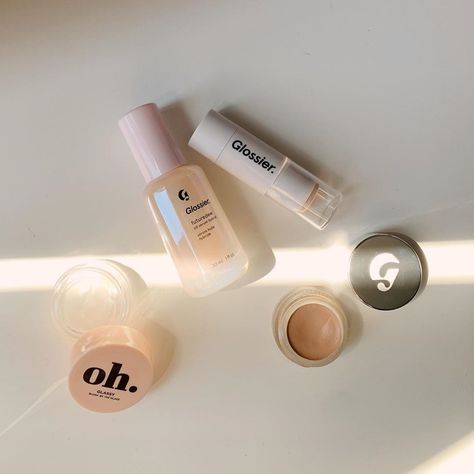 Glossier Concealer, Stretch Concealer, Peach Blush, Beauty Essentials, Concealer, Blush, Makeup, On Instagram, Beauty