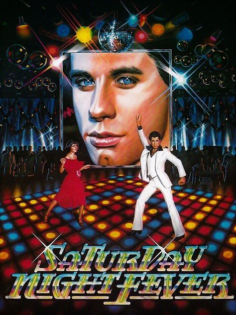 Saturday Night Fever Movie, Old Movie Poster, Disco 70s, Saturday Night Fever, Babe Cave, Disco Fever, Disco Era, Night Fever, Dance With You