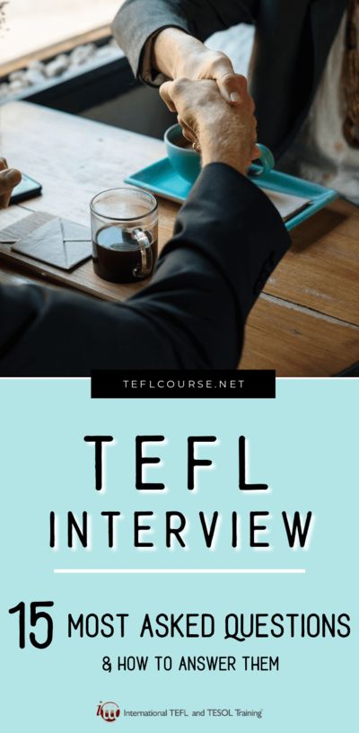 The 15 Most Asked Questions in a TEFL Interview | ITTT | TEFL Blog Interesting Jobs, Teaching Interview, Teaching Abroad, Efl Teaching, Working Abroad, Teaching English Abroad, Teach Abroad, Esl Lesson Plans, Teaching English Online