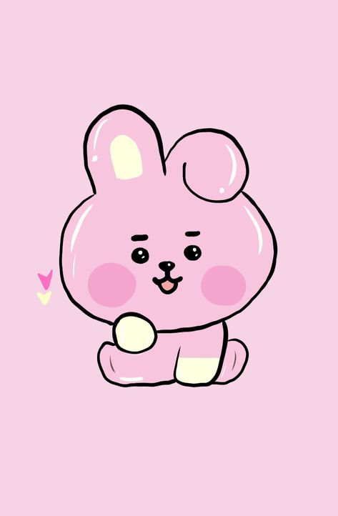 Cooky Bt21 Aesthetic, Kooky Bt21, Bt21 Kookie Cute, Bts Pink Aesthetic, Logo Online Shop, Bts Happy Birthday, Cocoppa Wallpaper, Diy Journal Books, Pinturas Disney