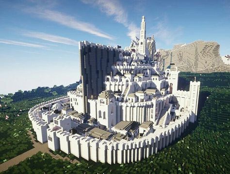 Minecr4ft_biome lord of the rings build Lord Of The Rings Buildings, Minecraft Lord Of The Rings Builds, Lord Of The Rings Minecraft Builds, Minecraft Lord Of The Rings, Lord Of The Rings Minecraft, Lotr Minecraft, Aesthetic Minecraft Builds, Aesthetic Minecraft, Minecraft Castle