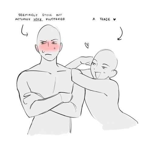 kat / Laura 🍡🐝 @ comms on Twitter: "my fave ship dynamic, you ask…? https://t.co/Nc9Yxbic52" / Twitter Ship Dynamic, Ship Dynamics, Character Tropes, Couple Poses Reference, Ship Drawing, Poses References, Figure Drawing Reference, Art Poses, Book Art Drawings