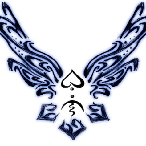 Maybe a more manly design for thomas.. but I like this one....I wanna go into the medical corps, so maybe changing the inner design to the medical sign. Air Force Mom Tattoo, Air Force Tattoo, Air Force Symbol, Air Force Love, Air Force Families, Airforce Wife, Military Tattoos, Air Force Mom, Wing Tattoo