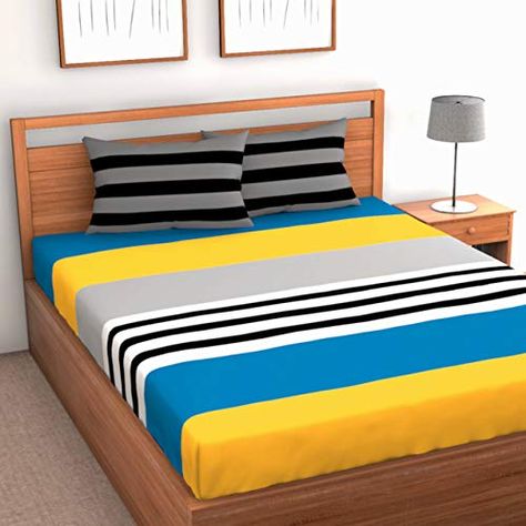 Room Color Combination, Bed Linen Sets, Double Bed, Bed Sheet, Double Beds, Room Colors, Linen Bedding, Bed Sheets, Living Room Designs