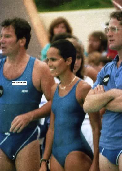 Battle of the Network Stars 12/1982 - William Shatner - Shari Belaonte (?) Ben Murphy Battle Of The Network Stars, Classic Television, William Shatner, Lady And Gentlemen, The Battle, Gentleman, Tv Shows, Tv, Stars