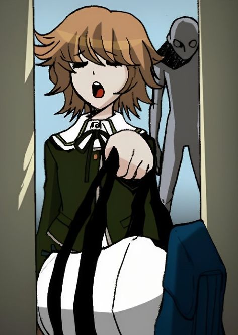 danganronpa trigger happy havoc (THH) trial/chapter 2 closing argument Trigger Happy Havoc Wallpaper, Danganronpa Closing Argument Art, Chihiro Fujisaki Official Art, Official Danganronpa Art, Training Trio Danganronpa, Closing Argument Danganronpa, Danganronpa Closing Argument, Chihiro Fujisaki Pfp, Danganronpa Yasuhiro