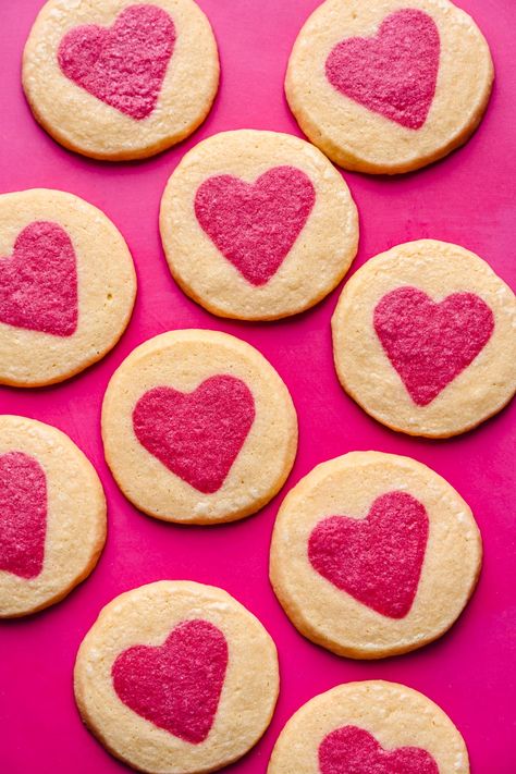 Slice And Bake Heart Cookies, Slice Bake Cookies, Cut And Bake Cookies, Slice And Bake Cookies Design, Slice And Bake Cookies Recipes, Slice And Bake Sugar Cookies, Slice Cookies, Heart Cookies Recipe, Slice And Bake Cookies