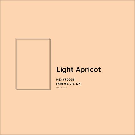 Light Apricot Color, Apricot Color Palette, Peach Paint Colors, Crayola Crayon Colors, Pantone Tcx, Funky Fruit, Peach Paint, Rgb Color Codes, Analogous Color Scheme