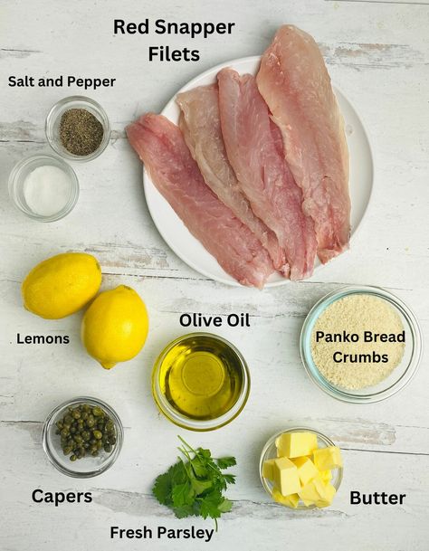 This quick and easy recipe for pan seared red snapper with lemon butter sauce uses just a few ingredients to let the seafood flavors shine through! Pan Seared Snapper Fillet, Red Snapper Recipes Pan Seared, Best Red Snapper Recipes, Pan Seared Snapper Fish Recipes, Pan Seared Red Snapper Recipes, Pan Seared Fish Recipes, Red Fish Recipes, Red Snapper Filet Recipes, Snapper Filet Recipes