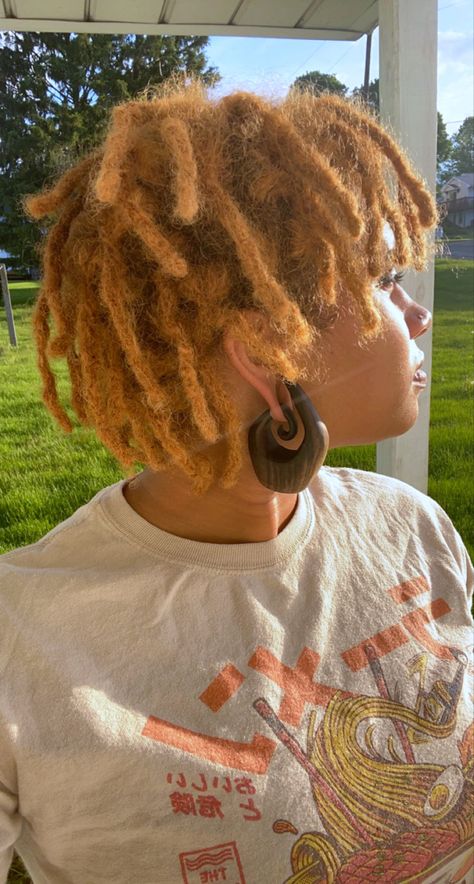 Semi Free Form Locs, Free Form Dreads, Semi Freeform Locs, Loc Growth, Free Form Locs, Pretty Locs, Ear Stretching, Natural Dreads, Beautiful Dreadlocks