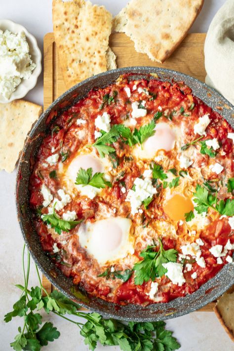 Shakshuka Recipes, Carlsbad Cravings, Middle Eastern Dishes, Egyptian Food, Best Beans, Diet Vegetarian, Minced Meat, Fool Proof Recipes, One Pan Meals