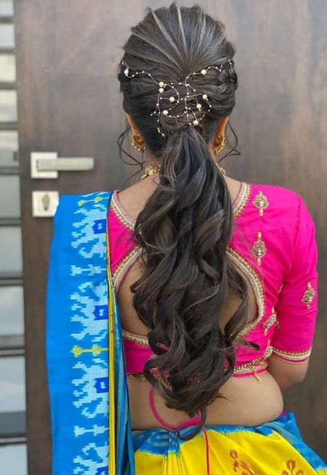 Nail Design Halloween, Low Pony Hairstyles, Messy Ponytail Hairstyles, Acrylic Nails Natural, Autumn Nail Art, Nail Art Christmas, Hair Style On Saree, Pony Hairstyles, Hair Style Vedio