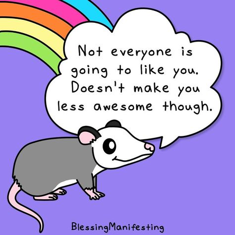 Dominee (@blessingmanifesting) • Instagram photos and videos Cute Opossum, Postive Life Quotes, Emotional Awareness, Love Rainbow, Sweet Quotes, Motivational Messages, Self Motivation, Negative Thoughts, Daily Affirmations