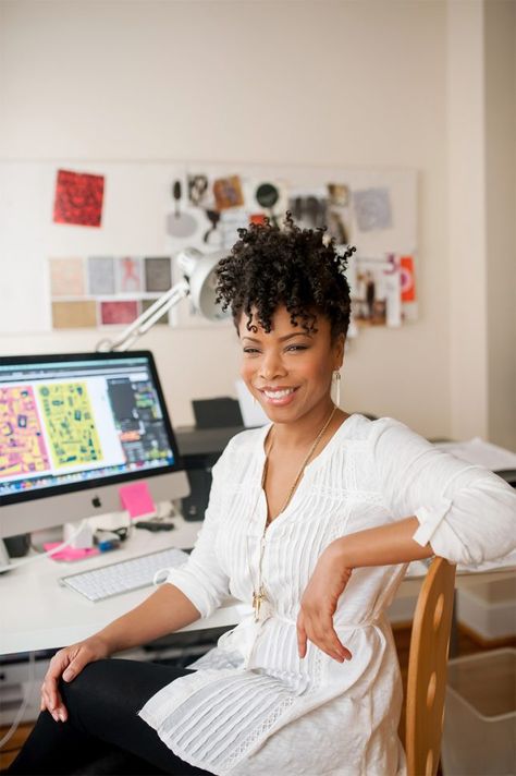 Artist Andrea Pippins Wants You to Drop Everything and Go for It via Brit   Co Andrea Pippins, Pr Job, Black Women Entrepreneurs, Brand Photography Inspiration, Brand Shoot, Business Photoshoot, Branding Shoot, Branding Photoshoot Inspiration, Brand Photoshoot