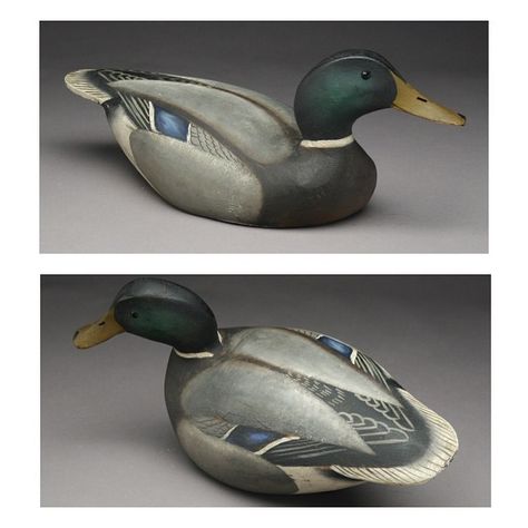 Perfect Ward Brothers #1936 #mallard #decoy #decoys #duckhunting #crisfield #maryland #legends #masters @guyetteanddeeter Redhead Duck, Decoy Carving, Duck Boat, Bird Carving, Duck Decoys, Point Pleasant, Wood Ducks, Rainbow Trout, Duck Hunting