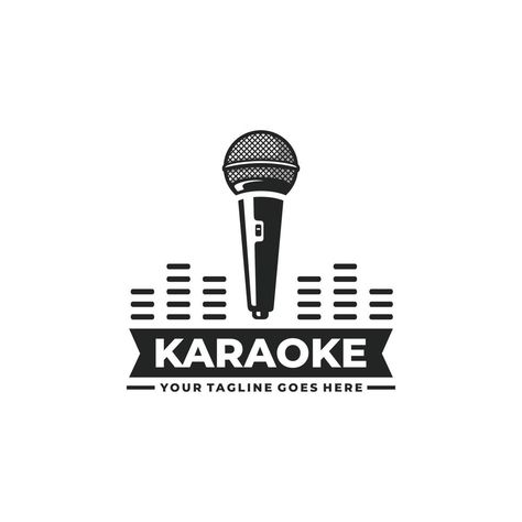 Karaoke Logo, Youtube Banners, Logo Banners, Heart With Arrow, Marketing Design, Custom Illustration, Custom Branding, Background Banner, Text Effects