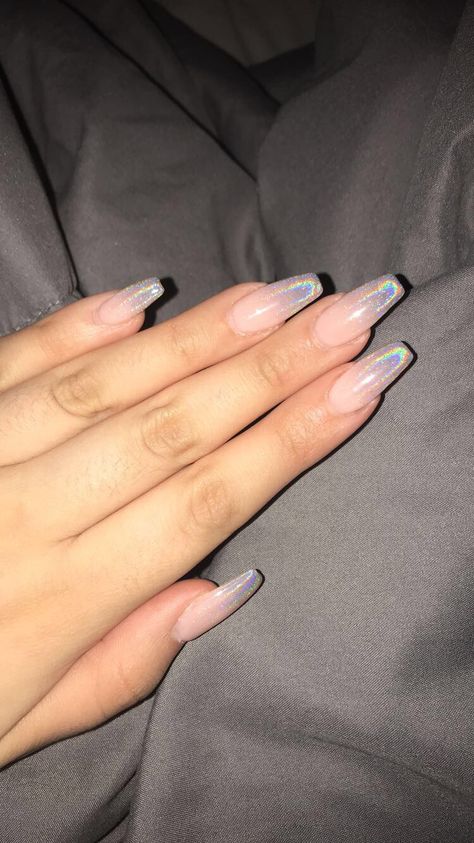 #nails #chrome #nailart Chrome Coffin Nails, Chrome Coffin, Nails Chrome, Chrome Nails, Coffin Nails, Gel Polish, Nail Art, Nails, Quick Saves