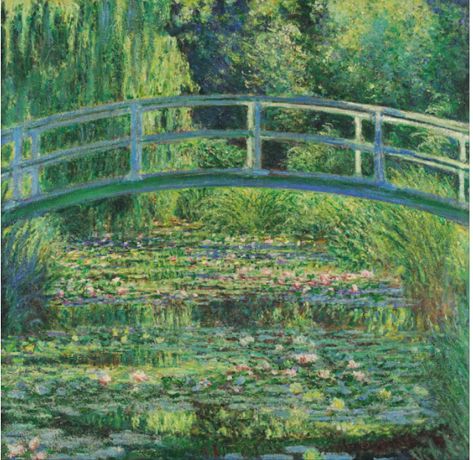 Water Lily Pond Monet, 데이비드 호크니, Pop Art Vintage, Japanese Bridge, Claude Monet Water Lilies, Claude Monet Paintings, Claude Monet Art, Water Lily Pond, Monet Water Lilies