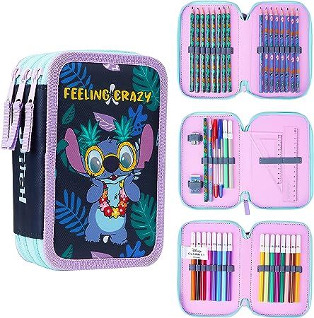 Great Product with 4.6/5 star reviews. Thousands of great ratings makes this a great product, cool design, durable and fantastic customer reviews. Only £17.49! Lilo And Stitch School Supplies, Stitch Pencil Case, Stitch School Supplies, Artist Pencil Case, Stitch School, Stitch Merchandise, Stitch Items, Stitch Gifts, Cool Pencil Cases