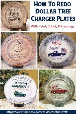 Fields Of Heather: Painting & Decorating Dollar Tree Chargers #dollarstorecrafts #dollarstore #freesvgfiles #cricutmade #cricuttutorials #Cricut Heather Painting, Charger Plate Crafts, Diy Dollar Tree Decor, Dollar Tree Decor, Dollar Tree Diy Crafts, Diy Dollar Store Crafts, Plate Crafts, Dollar Tree Crafts, Tree Crafts